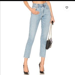 Agolde Riley High Rise Crop Jeans